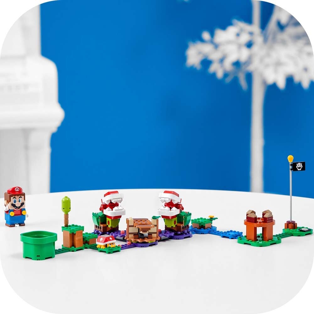 LEGO Super Mario, Ekstrabanesett Vrien utfordring med Piranha Plant 7+