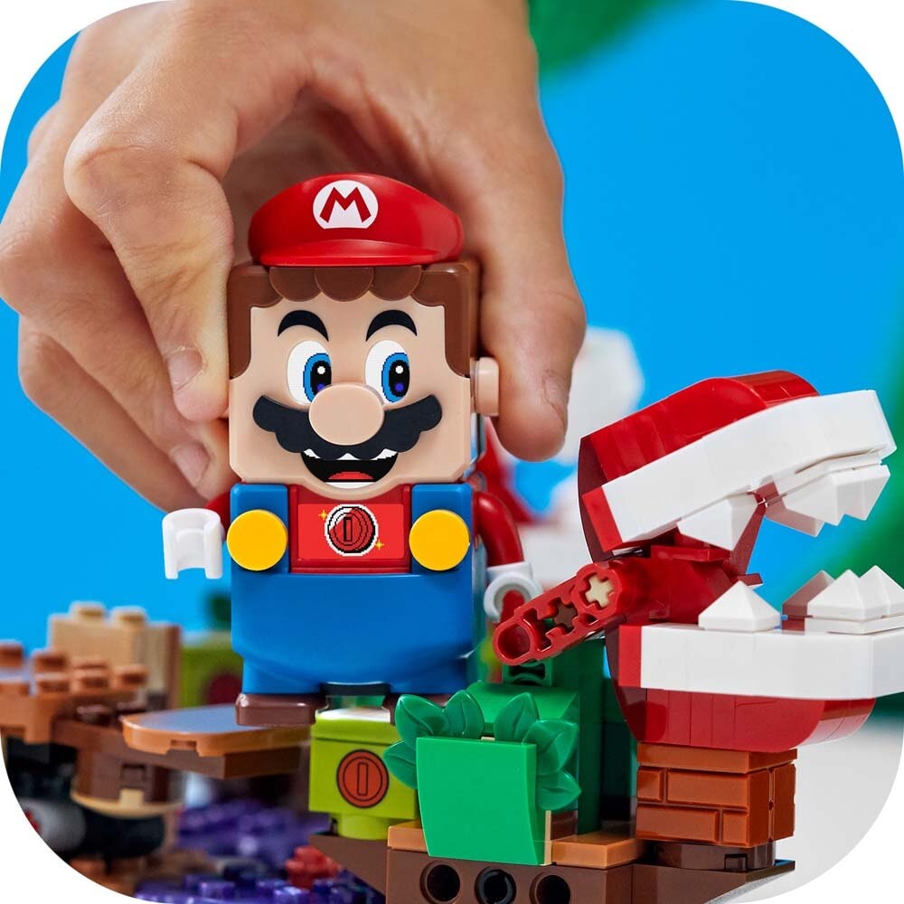 LEGO Super Mario, Ekstrabanesett Vrien utfordring med Piranha Plant 7+