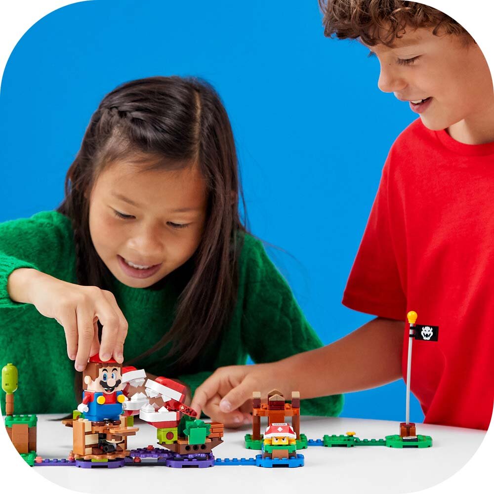 LEGO Super Mario, Ekstrabanesett Vrien utfordring med Piranha Plant 7+