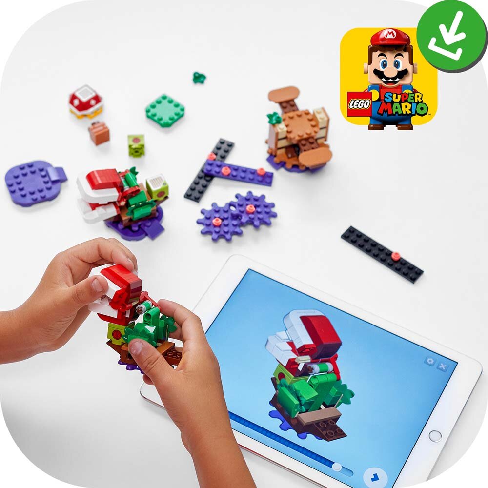 LEGO Super Mario, Ekstrabanesett Vrien utfordring med Piranha Plant 7+