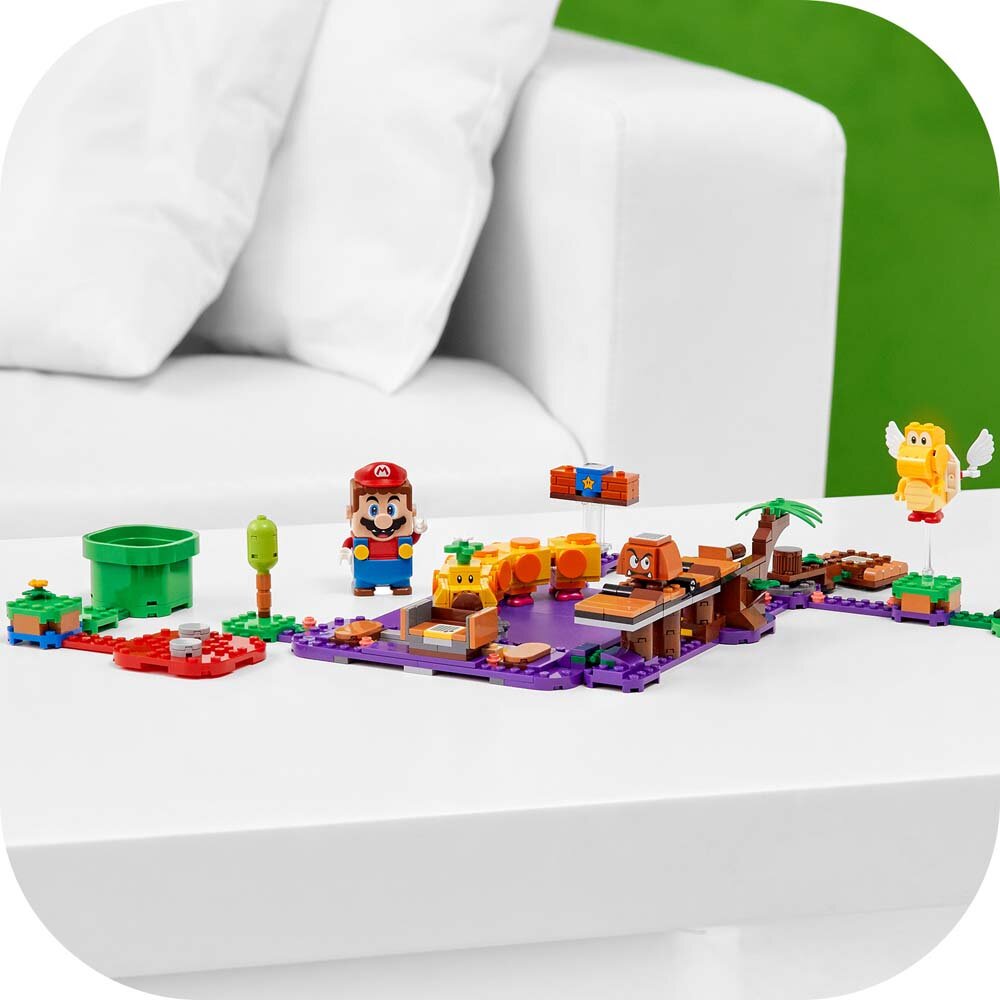 LEGO Super Mario, Ekstrabanesett Wigglers giftsump 7+