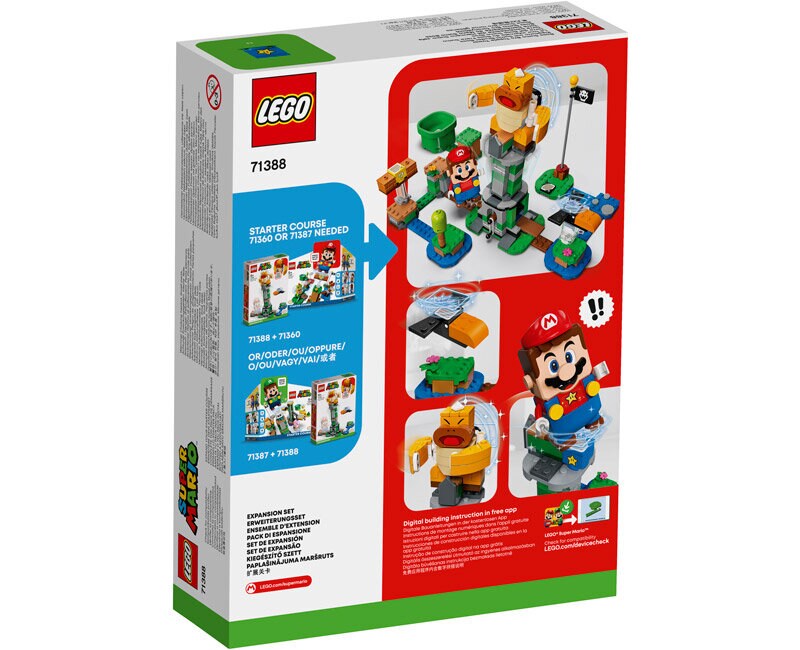 LEGO Super Mario, Ekstrabanesettet Boss Sumo Bro og tårnvelt 6+