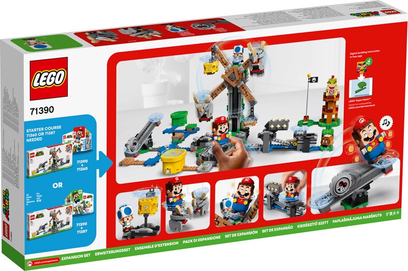 LEGO Super Mario, Ekstrabanesettet Reznors knockout 8+
