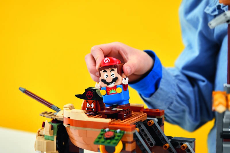 LEGO Super Mario, Ekstrabanesettet Bowsers luftskip 8+