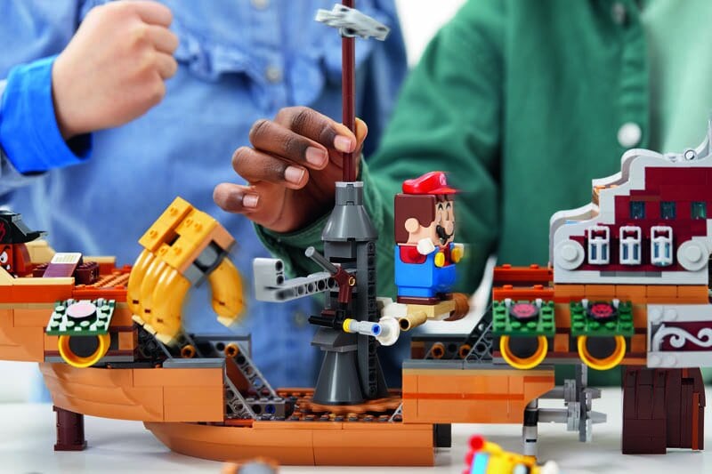 LEGO Super Mario, Ekstrabanesettet Bowsers luftskip 8+