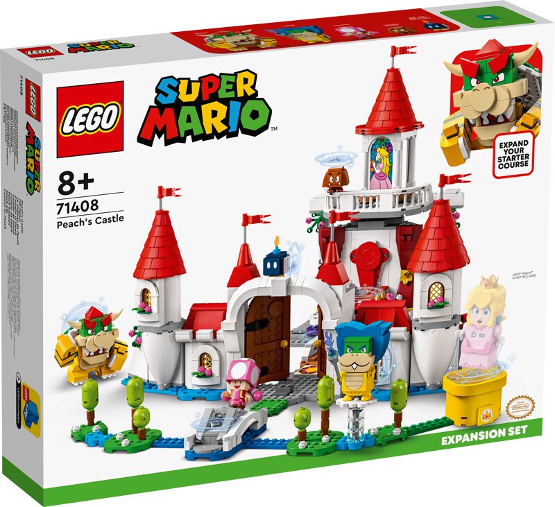 LEGO Super Mario - Ekstrabanesettet Peachs slott 8+