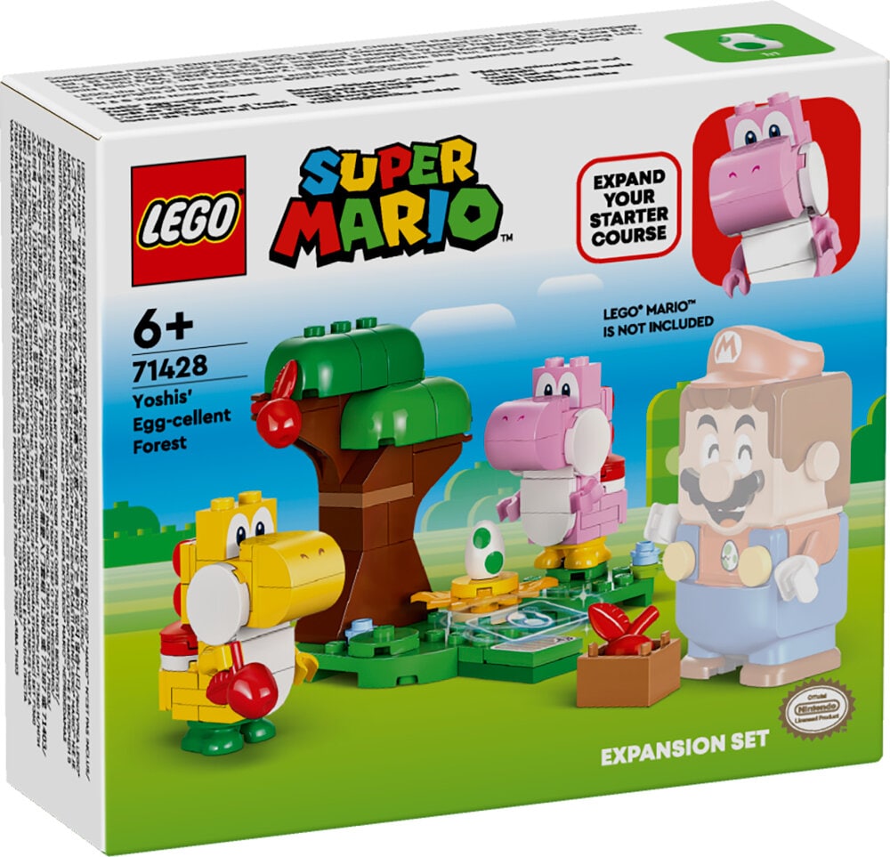 LEGO Super Mario - Ekstrabanesettet Yoshis egg-stravagante skog 6+