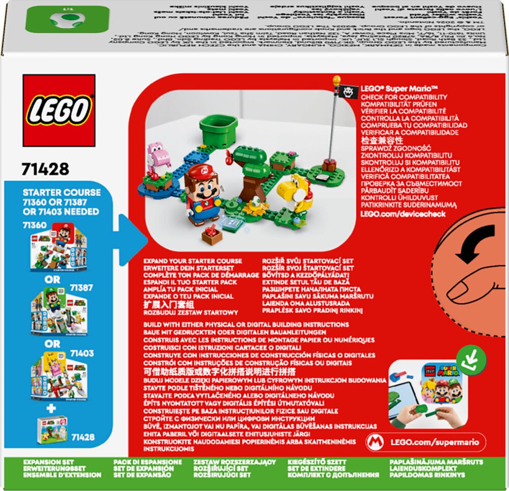 LEGO Super Mario - Ekstrabanesettet Yoshis egg-stravagante skog 6+