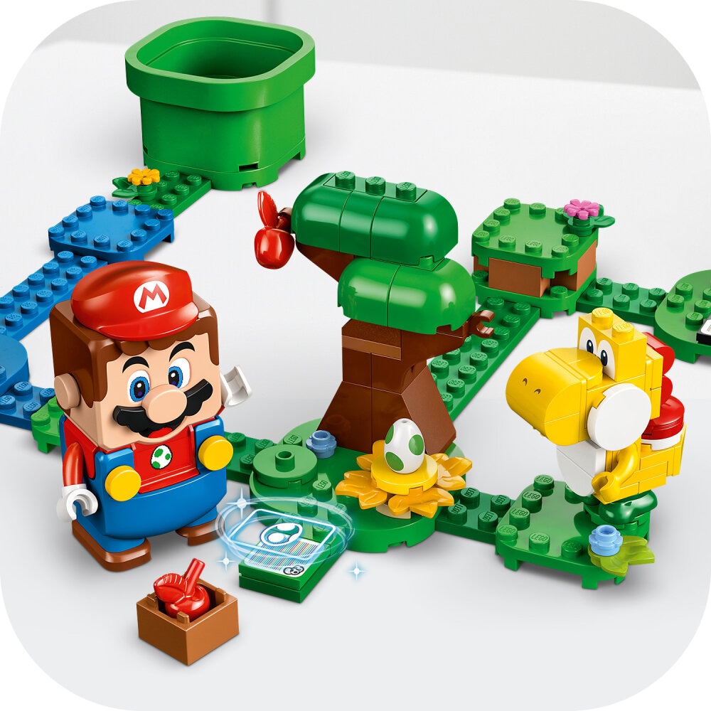 LEGO Super Mario - Ekstrabanesettet Yoshis egg-stravagante skog 6+