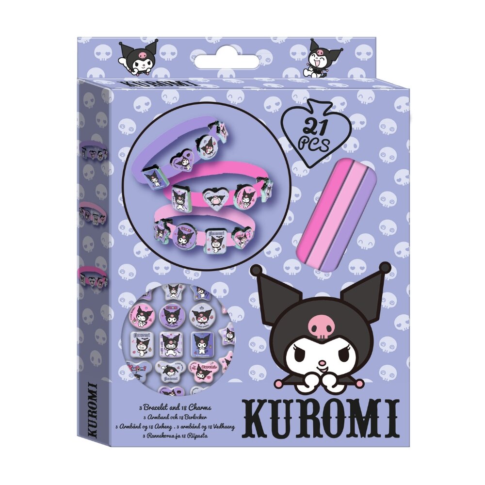 Hello Kitty Kuromi DIY Armbånd