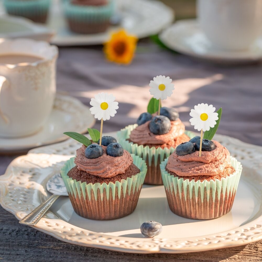 Daisy - Cake Toppers 10 stk.