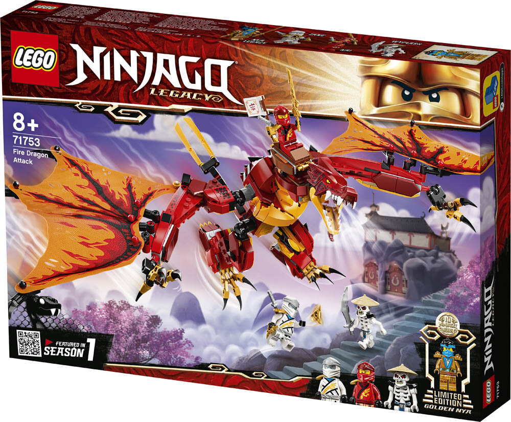 LEGO Ninjago Ilddragen angriper 8+
