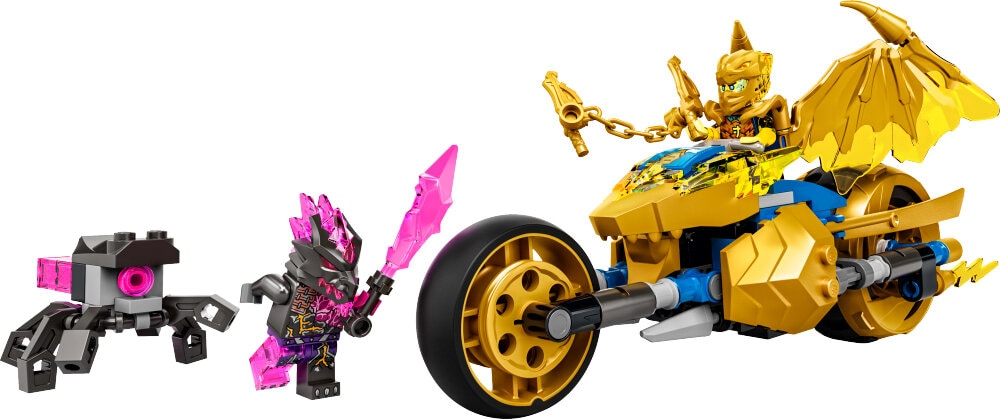 LEGO Ninjago - Jays gulldrage-motorsykkel 7+