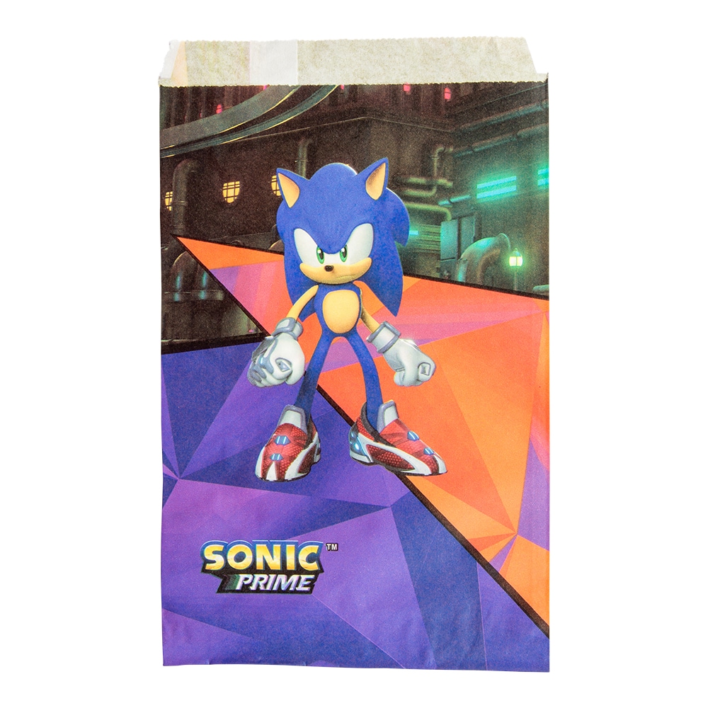 Sonic Prime - Godteriposer i papir 8 stk.