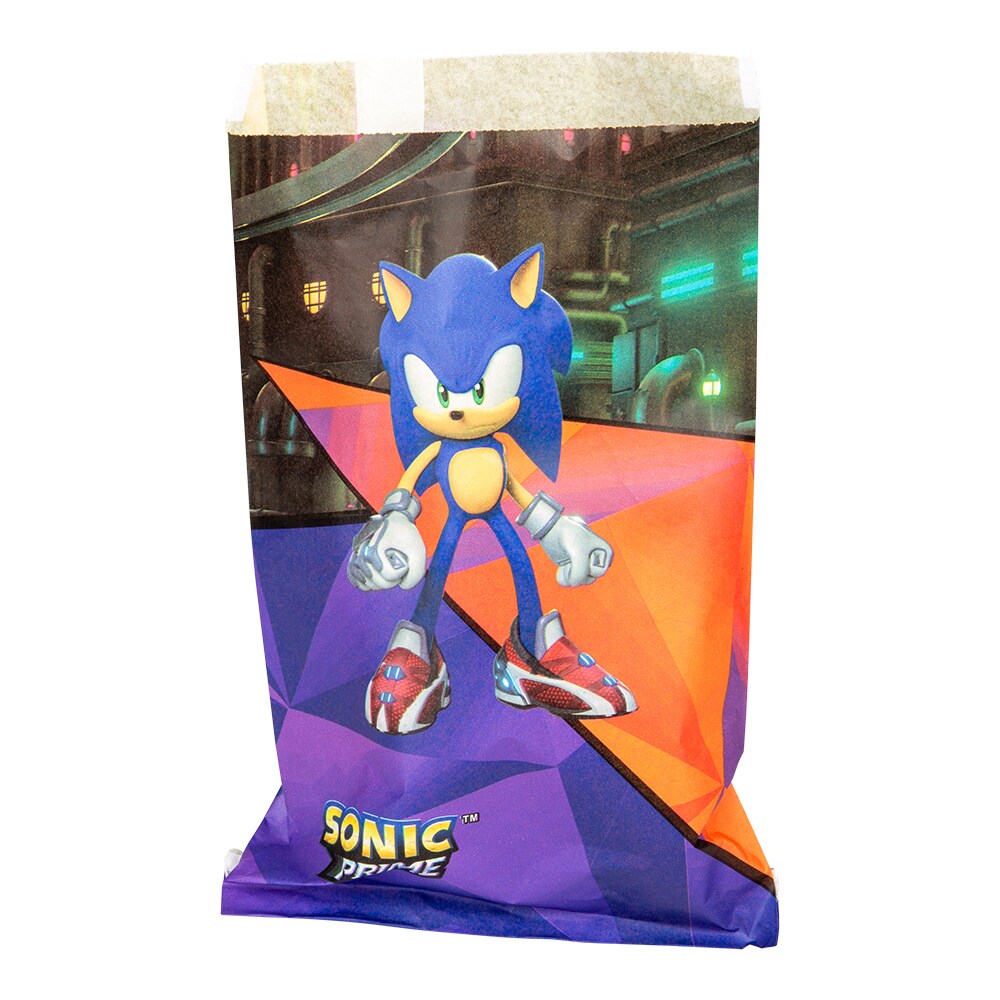 Sonic Prime - Godteriposer i papir 8 stk.