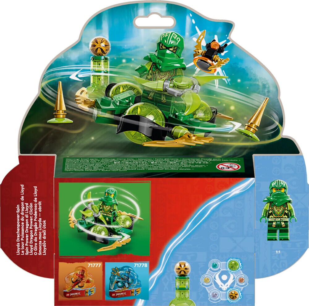 LEGO Ninjago - Lloyds dragekraft – Spinjitzu-spinn 6+