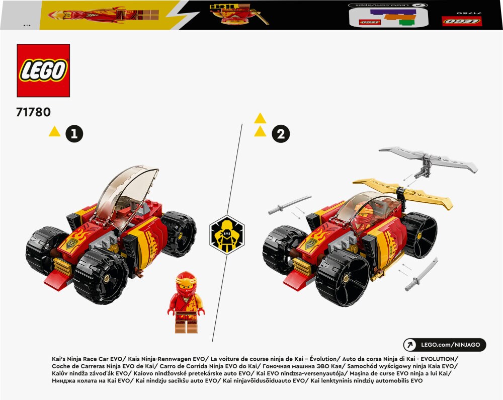 LEGO Ninjago - Ninja Kais EVO-racerbil 6+