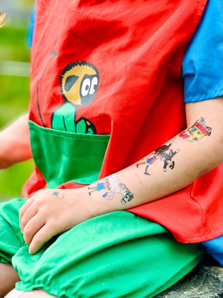 Pippi Langstrømpe - Tatoveringer 11 stk.
