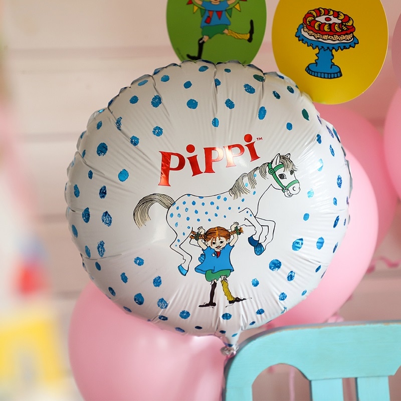Pippi Langstrømpe - Folieballong 45 cm