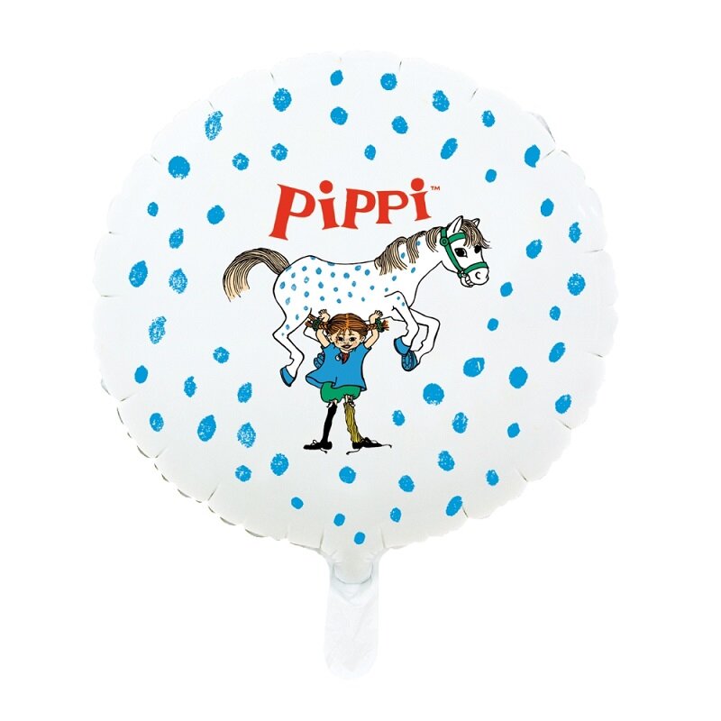 Pippi Langstrømpe - Folieballong 45 cm