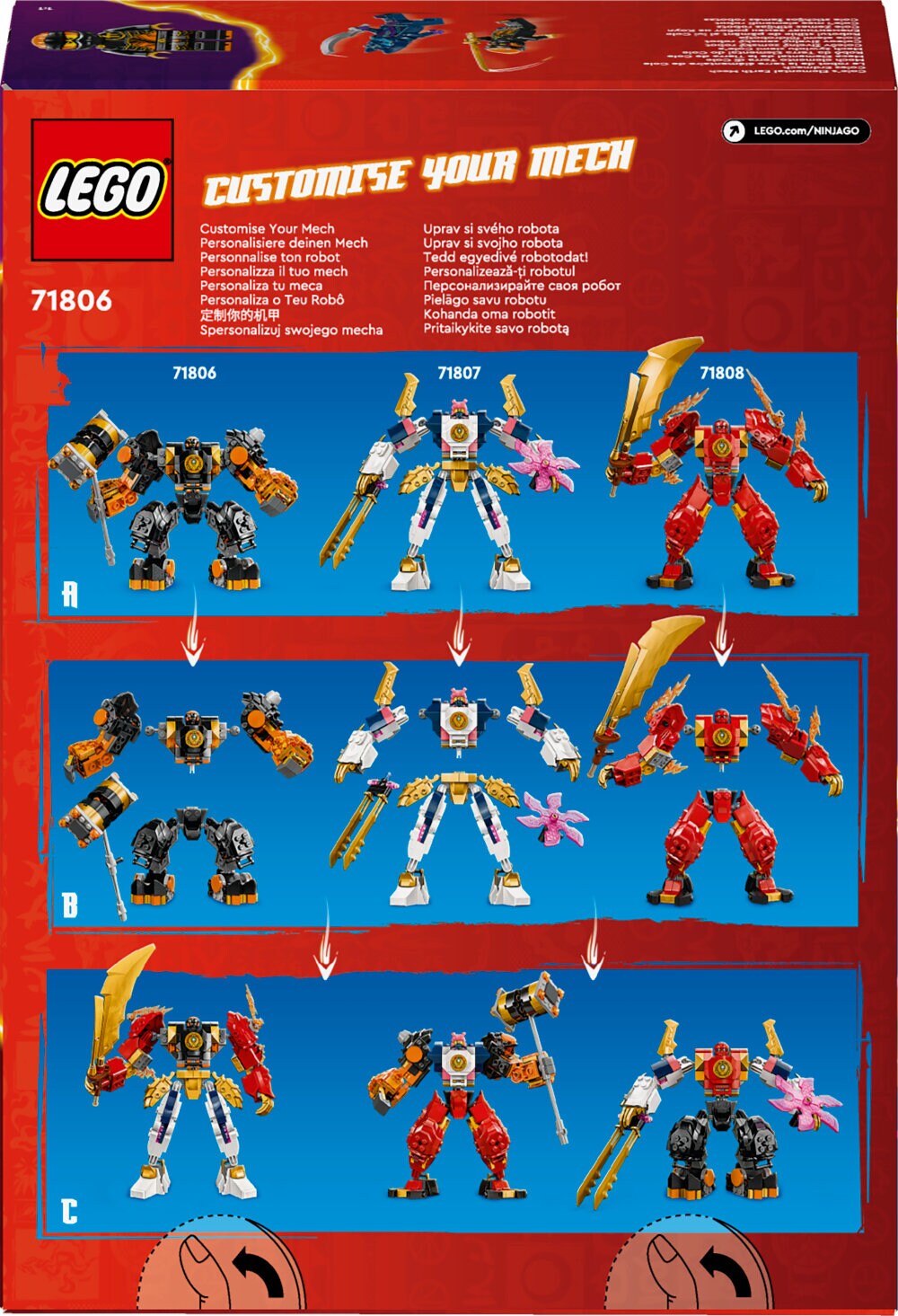 LEGO Ninjago - Coles jordelement-robot 7+
