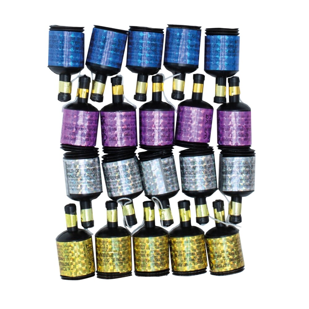 Party Poppers Mix 20 stk.
