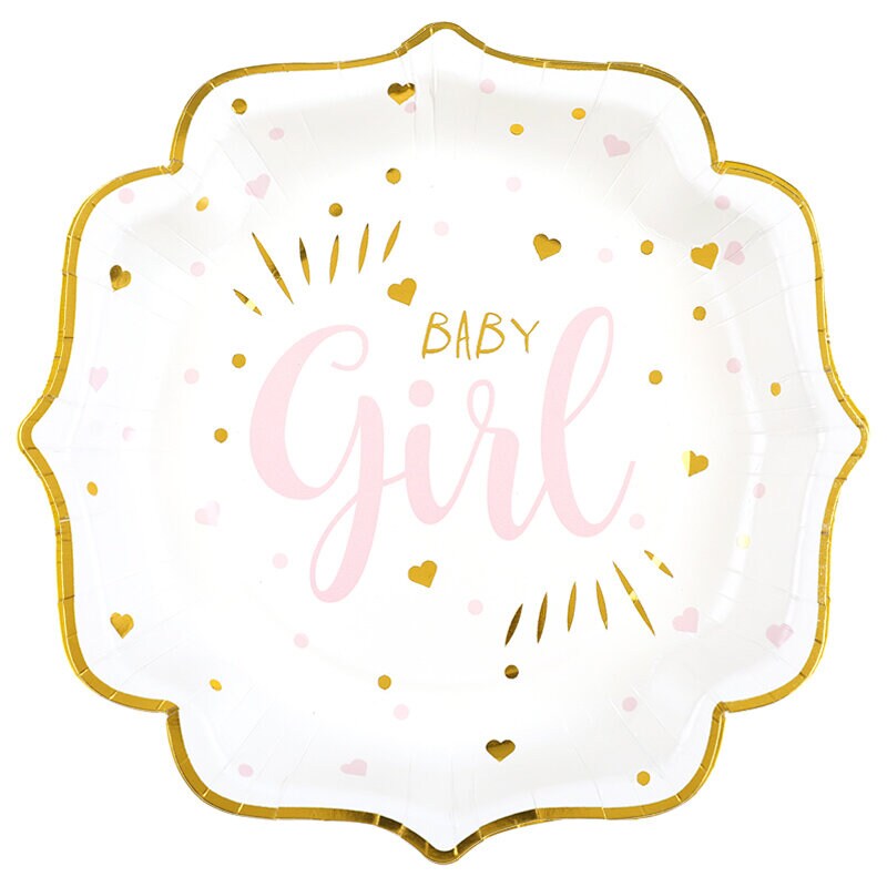 Baby Girl - Tallerkener 10 stk.	