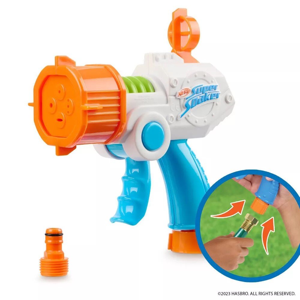 NERF QuadBlast Liten Pistol til Vannslange