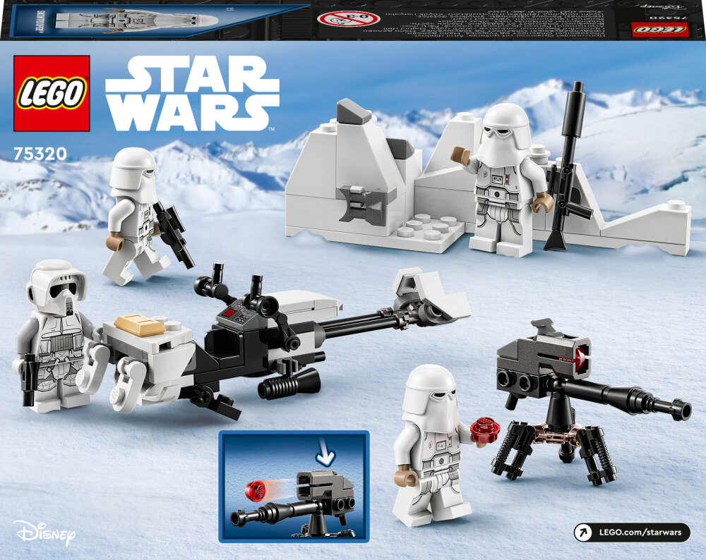 LEGO Star Wars - Stridspakke med snøsoldater 6+