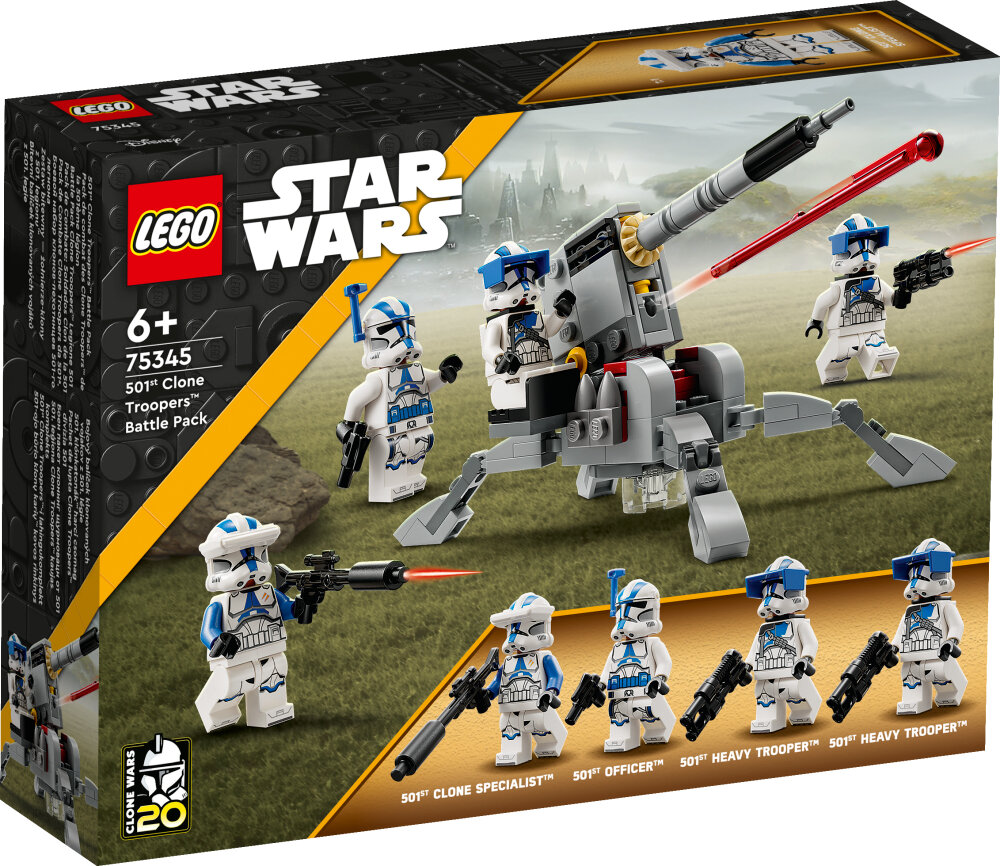 LEGO Star Wars - Stridspakke med 501st Clone Troopers 6+