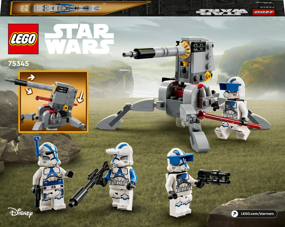 LEGO Star Wars - Stridspakke med 501st Clone Troopers 6+