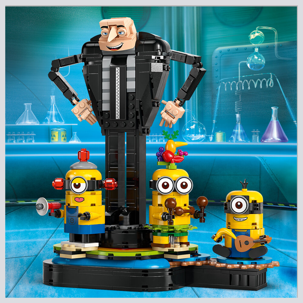 LEGO Minions - Klossebygd Gru og Minions 9+