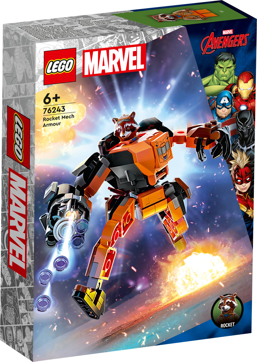 LEGO Marvel - Rockets robotdrakt 6+