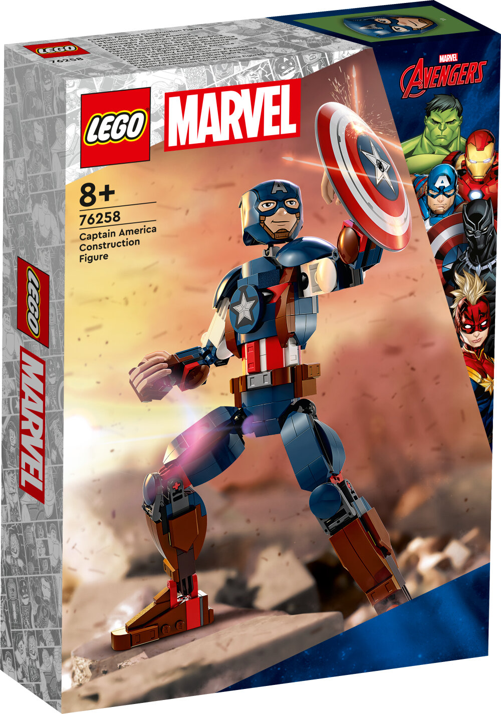 LEGO Avengers - Byggbar figur av Captain America 8+