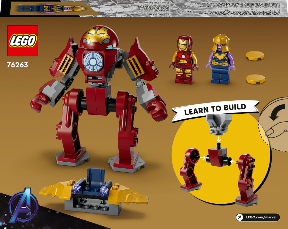 LEGO Avengers - Iron Man Hulkbuster mot Thanos 4+ 