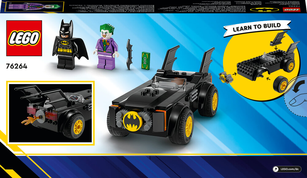 LEGO Batman - Batmobil-jakt: Batman mot Jokeren 4+