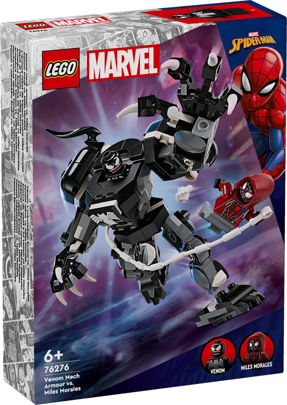 LEGO Marvel - Venom-robot mot Miles Morales 6+