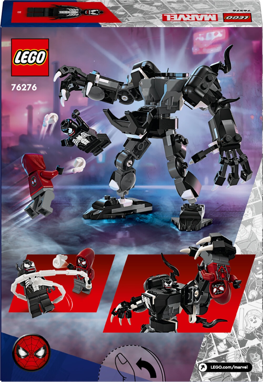 LEGO Marvel - Venom-robot mot Miles Morales 6+