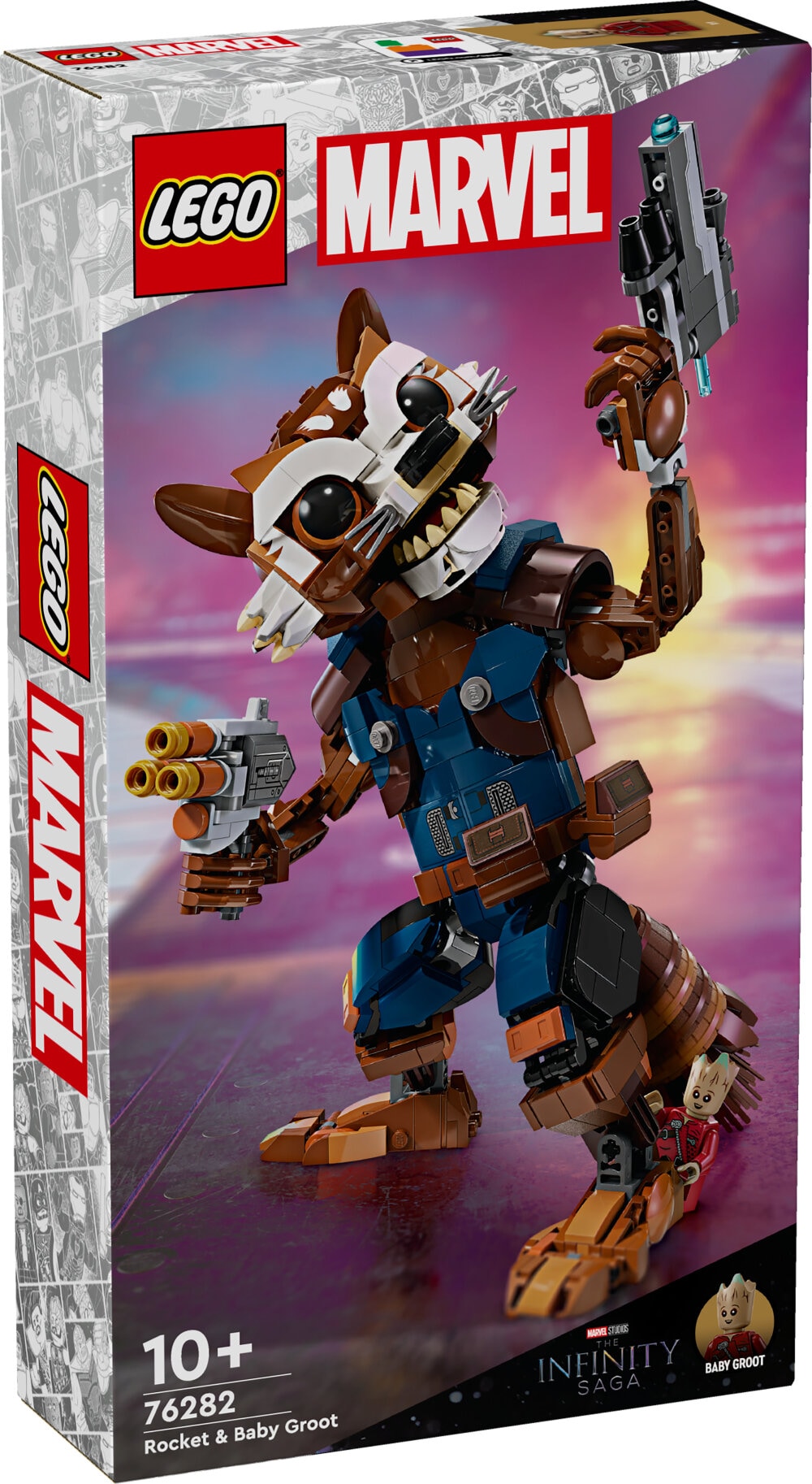 LEGO Marvel - Rocket og Groot som liten 10+