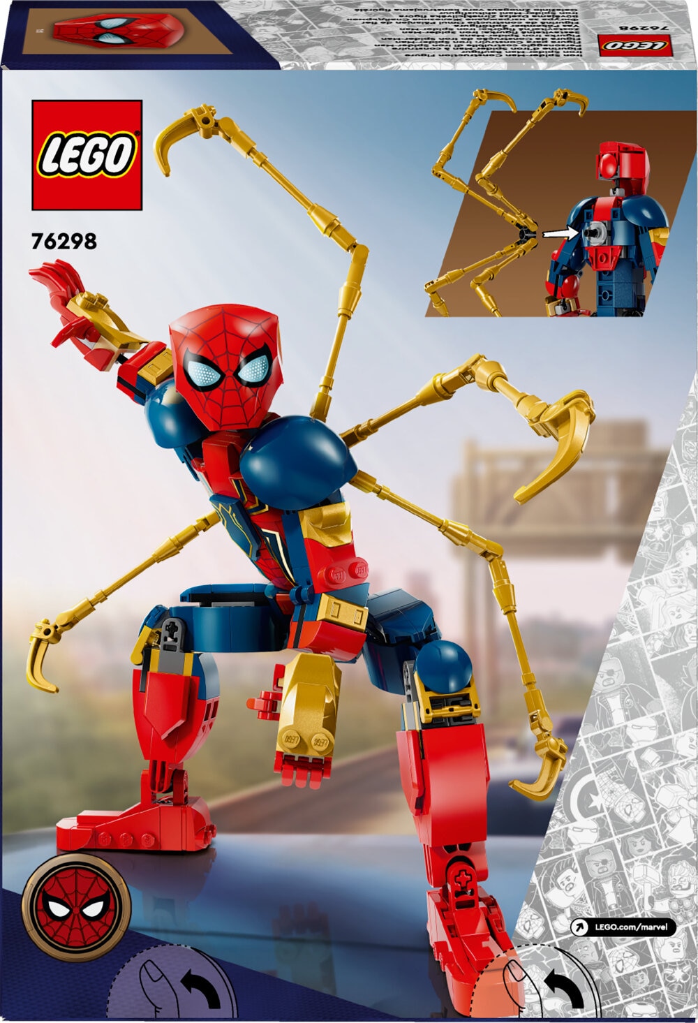 LEGO Marvel - Byggefigur av Iron Spider-Man 8+