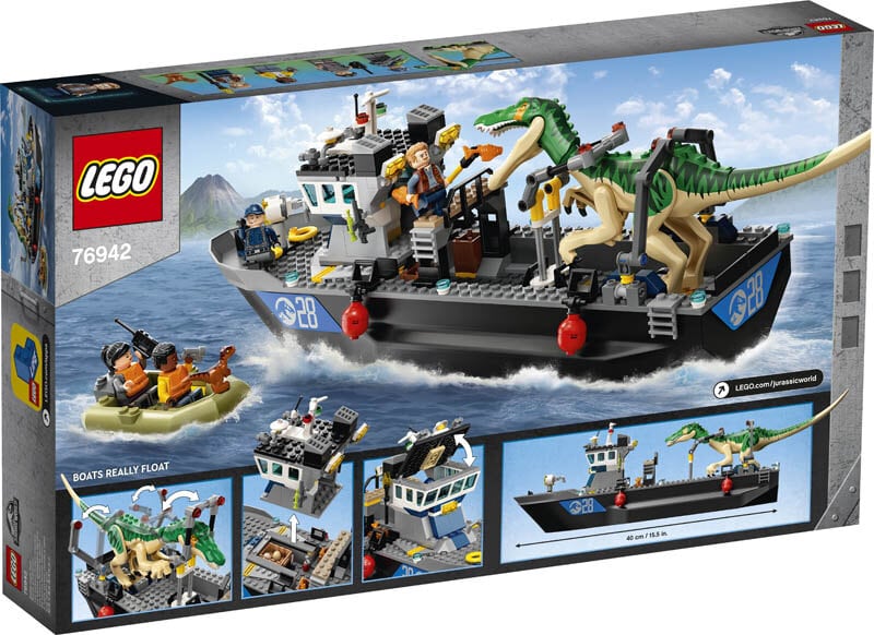 LEGO Jurassic World, Baryonyx’ båtflukt 8+