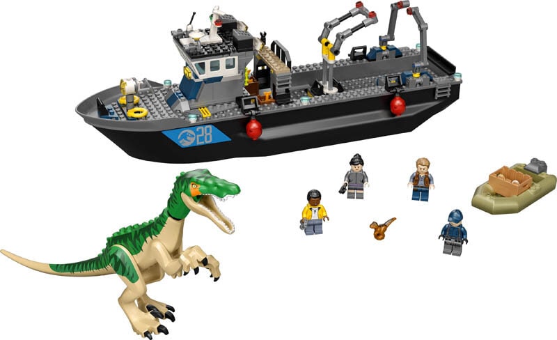 LEGO Jurassic World, Baryonyx’ båtflukt 8+