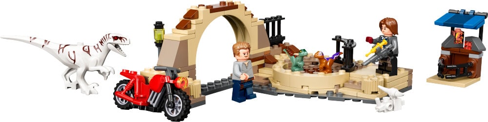 LEGO Jurassic World - Motorsykkeljakt på Atrociraptor 6+