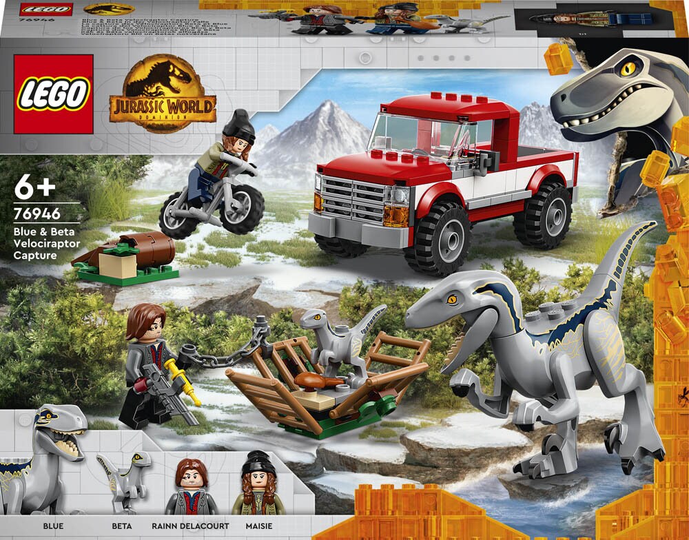 LEGO Jurassic World, Velociraptor-felle for Blue og Beta 6+