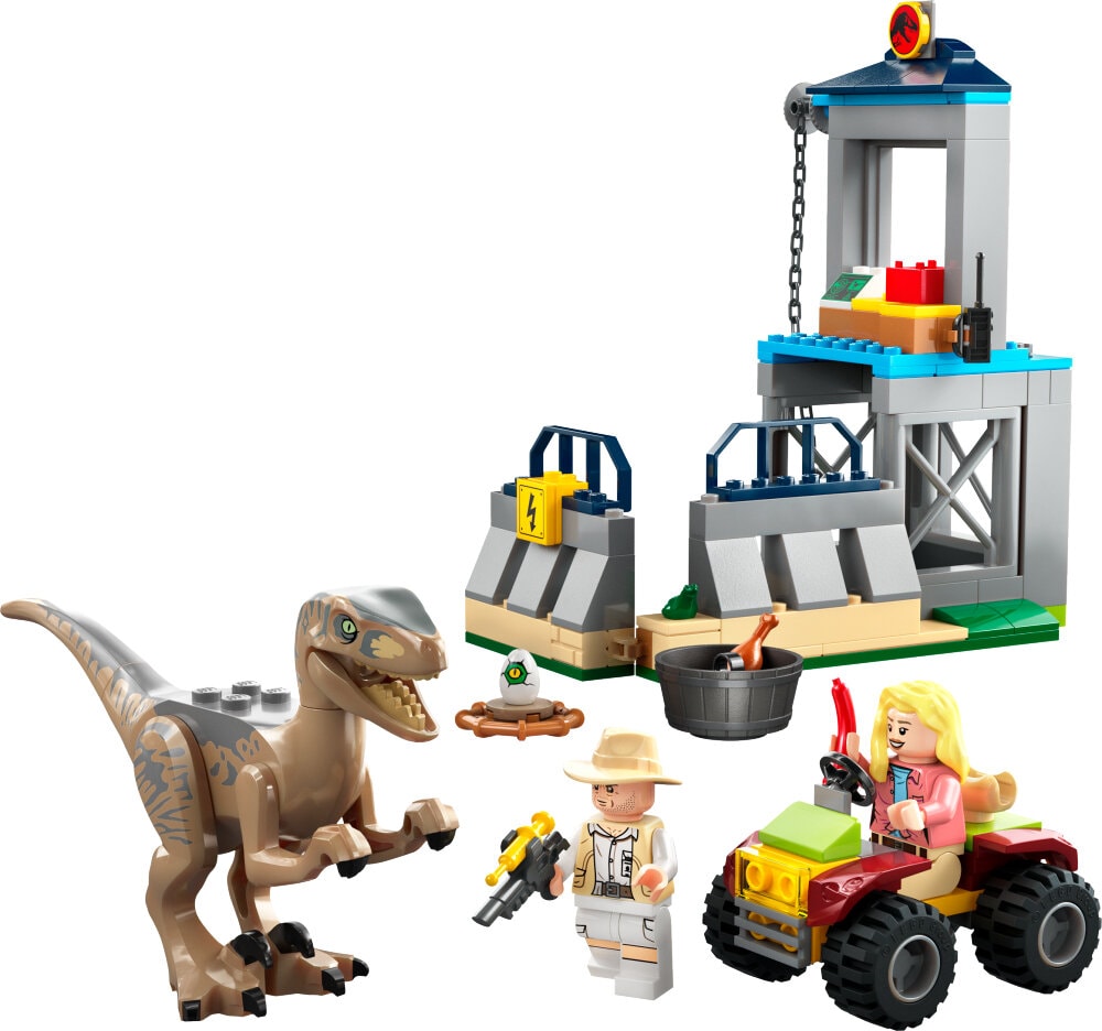 LEGO Jurassic World - Velociraptor på rømmen 4+