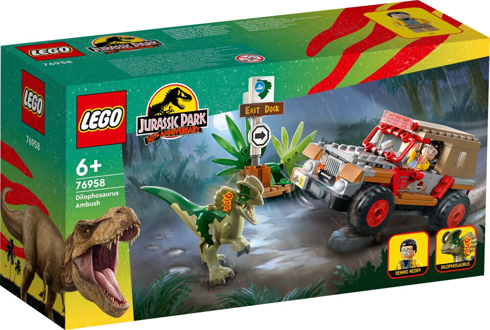 LEGO Jurassic World - Dilophosaurus i bakholdsangrep 6+