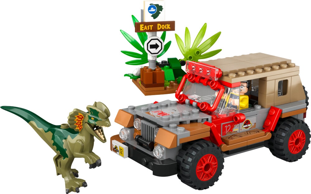 LEGO Jurassic World - Dilophosaurus i bakholdsangrep 6+