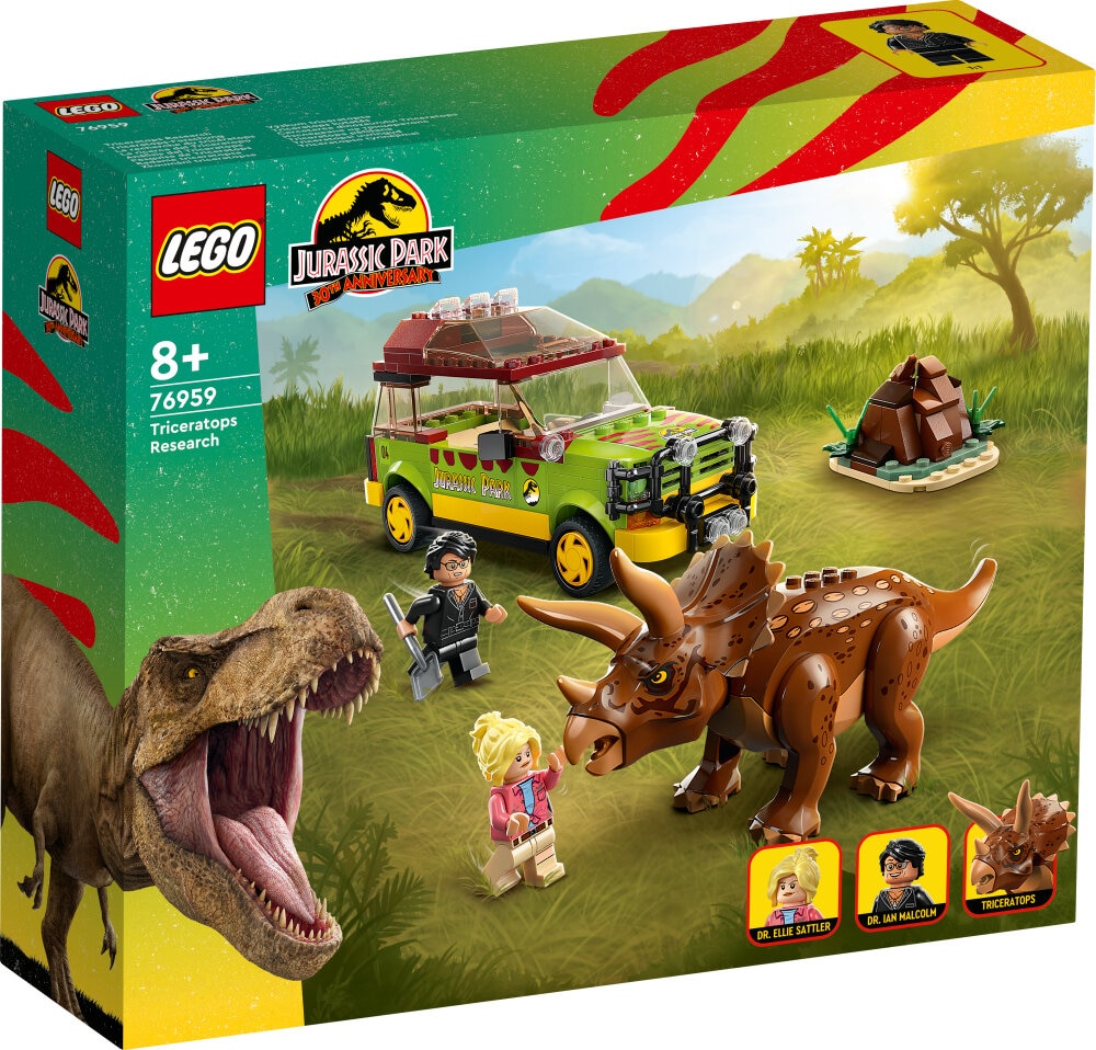 LEGO Jurassic World - Triceratops-forskning 8+