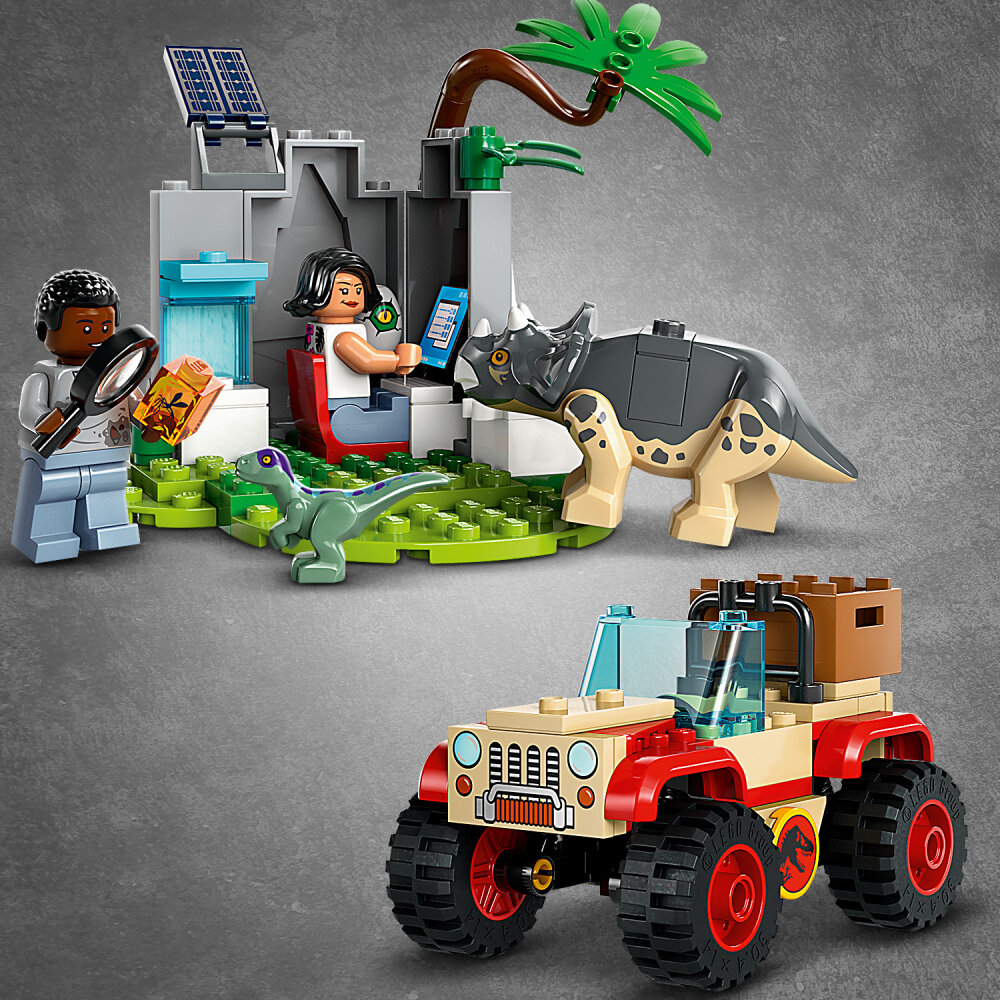 LEGO Jurassic World - Dyrereservat med dinosaurunger 4+