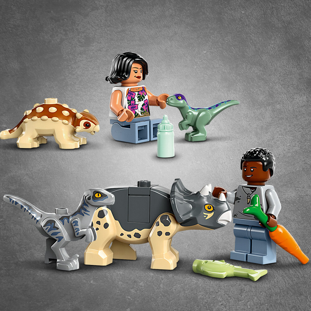 LEGO Jurassic World - Dyrereservat med dinosaurunger 4+